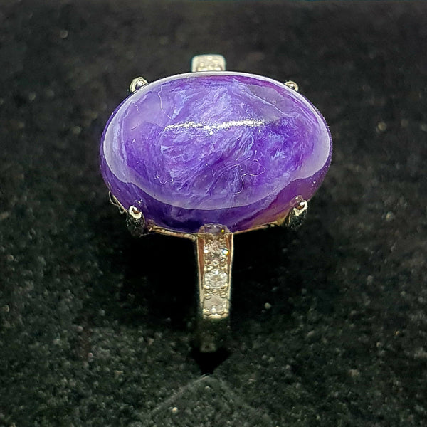 R0015 - Charoite Ring