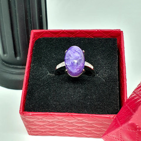 R0015 - Charoite Ring