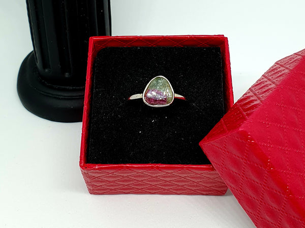 R0017 - Watermelon Tourmaline Ring