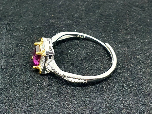 R0029 - Rhodolite Garnet Ring