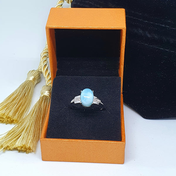 R0030 - Larimar Ring