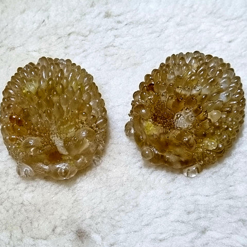 K0011- Citrine Hedgehog Display