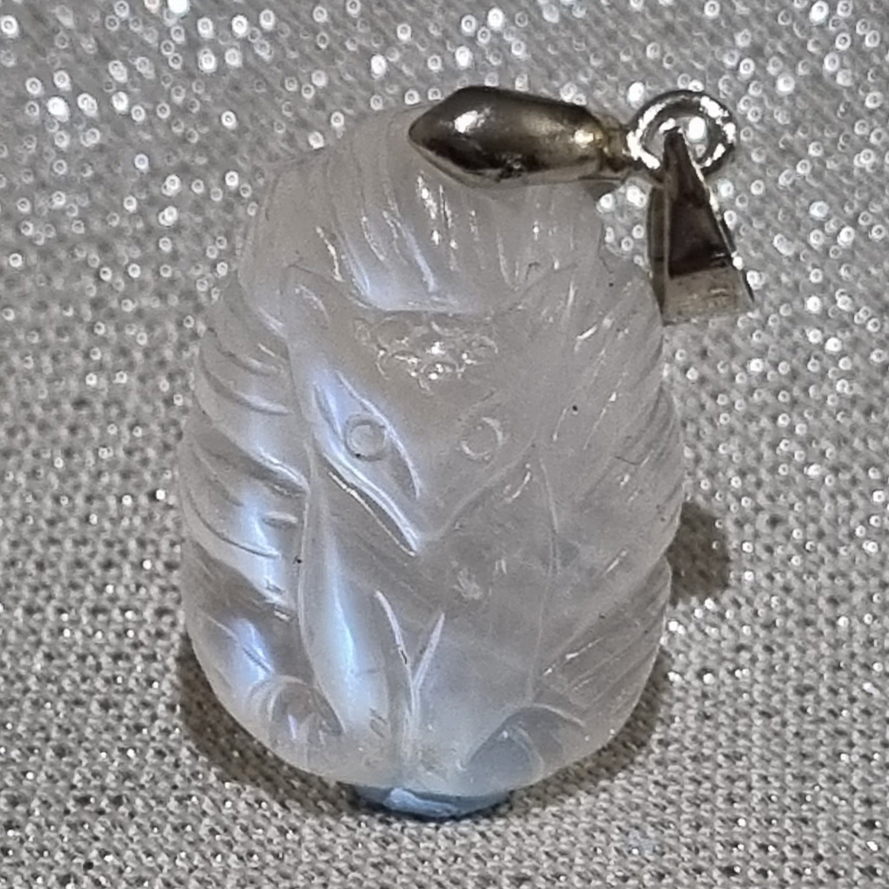 P0025 - Moonstone Nine-Tailed Foxy Pendant