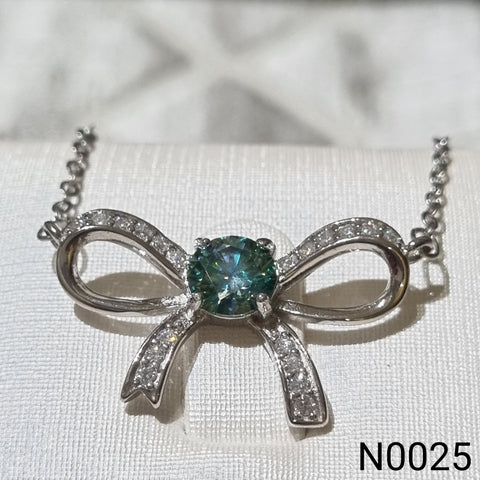 N0025 Moissanite Necklace - 1.0ct