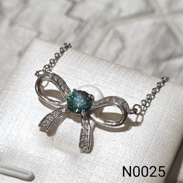 N0025 Moissanite Necklace - 1.0ct