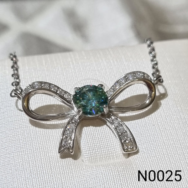 N0025 Moissanite Necklace - 1.0ct