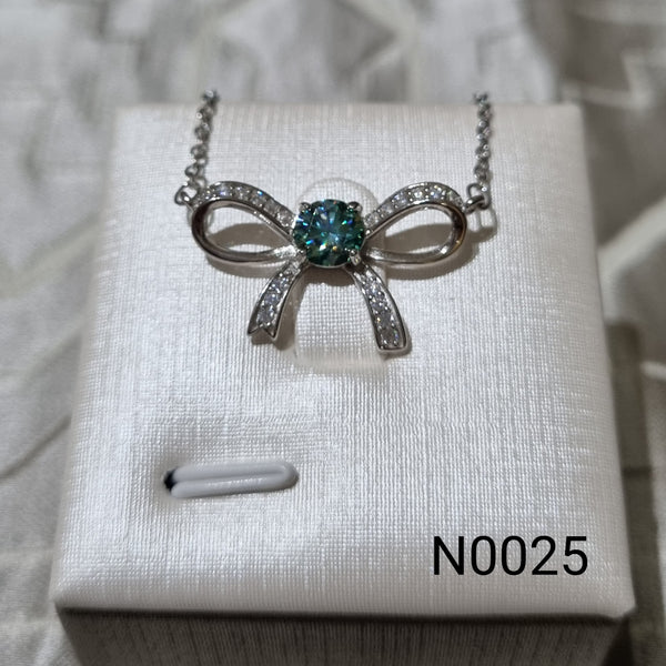 N0025 Moissanite Necklace - 1.0ct