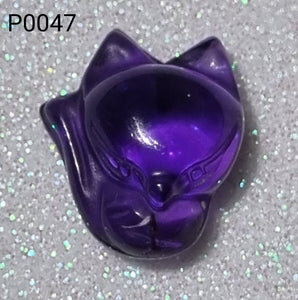 P0047 - Amethyst Foxy Pendant