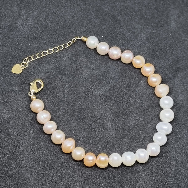 B0205 - Freshwater Pearls Bracelet - 7mm