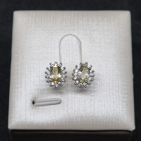 E0017 - Citrine Ear Studs