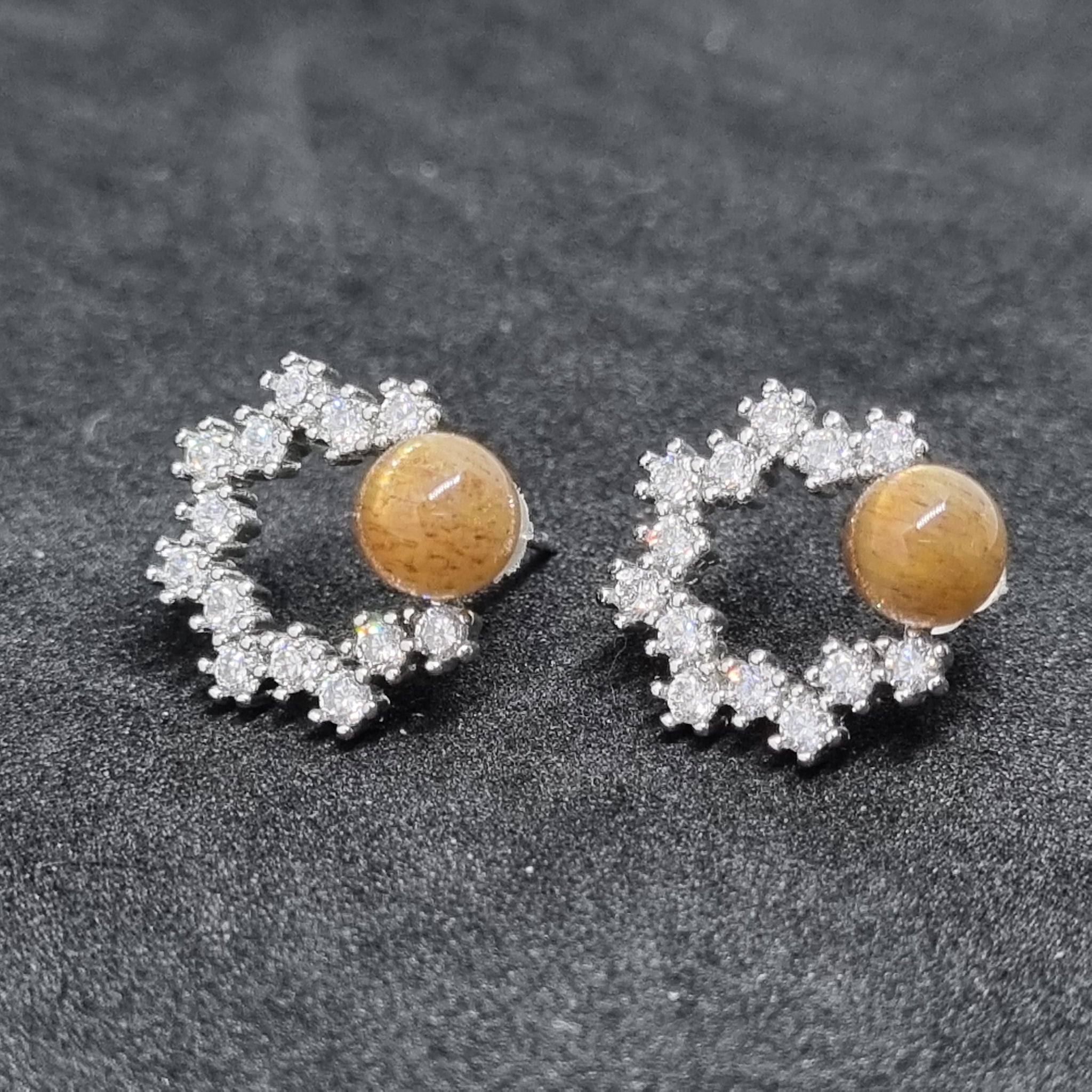 E0020 - Sunstone Ear Studs