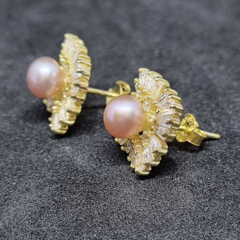 E0021 - Freshwater Pearl Ear Studs