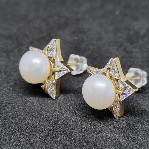 E0025 - Freshwater Pearl Ear Studs