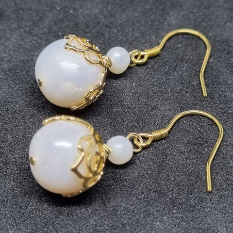 E0032 - Freshwater Pearl Earrings