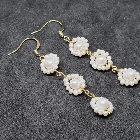 E0035 - Freshwater Pearl Earrings