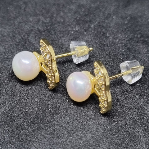 E0045 - Freshwater Pearl Ear Studs