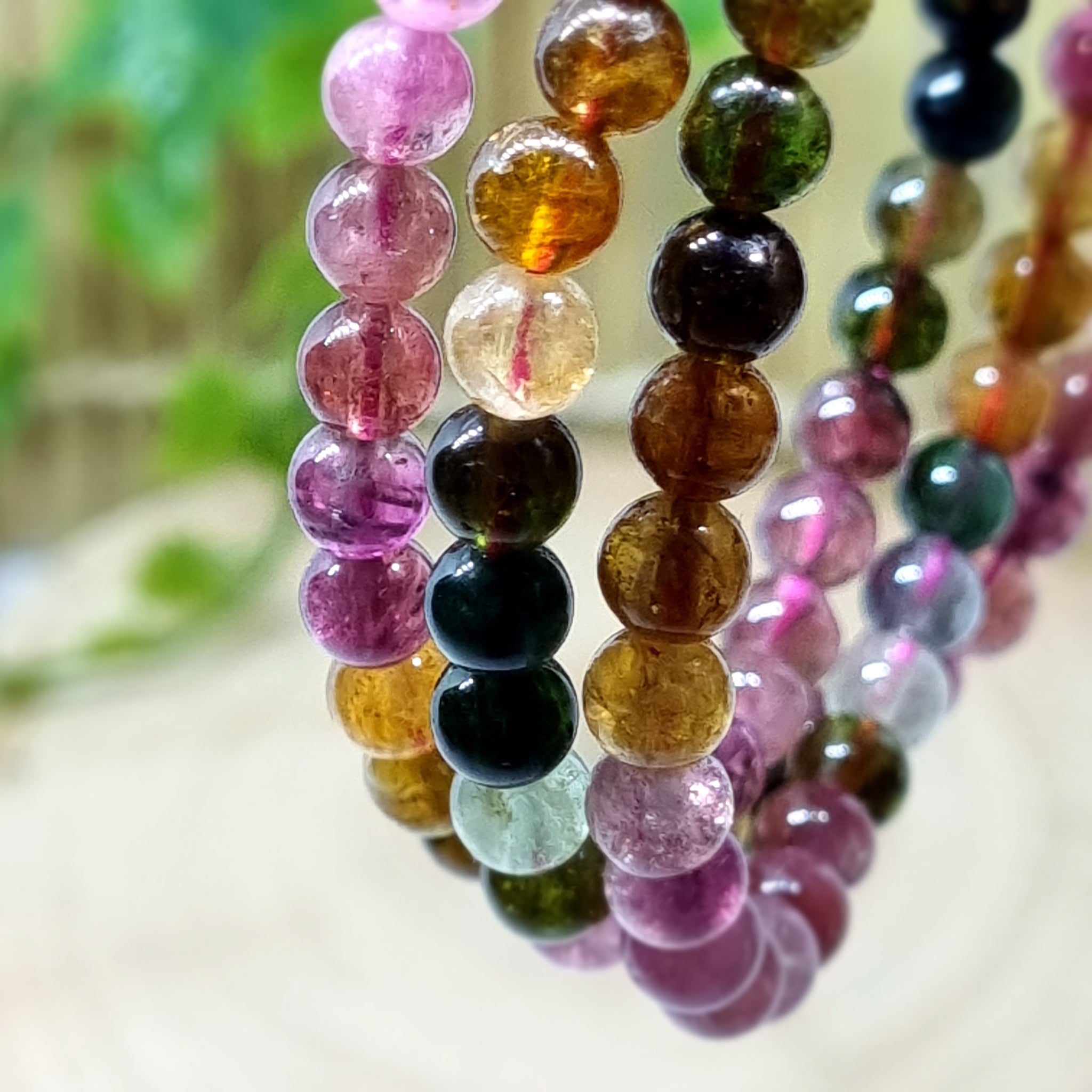 Rainbow Tourmaline Bracelet | Temple & Grace AU
