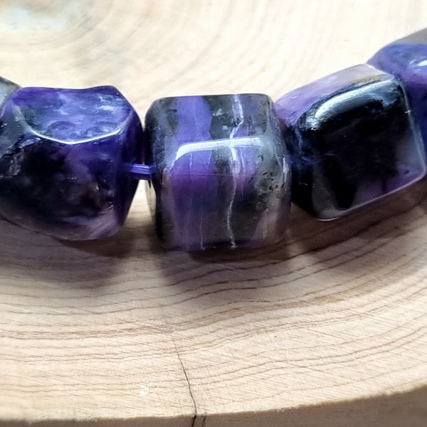 B0523 - Charoite 紫龙晶 Bracelet - 8.8mm