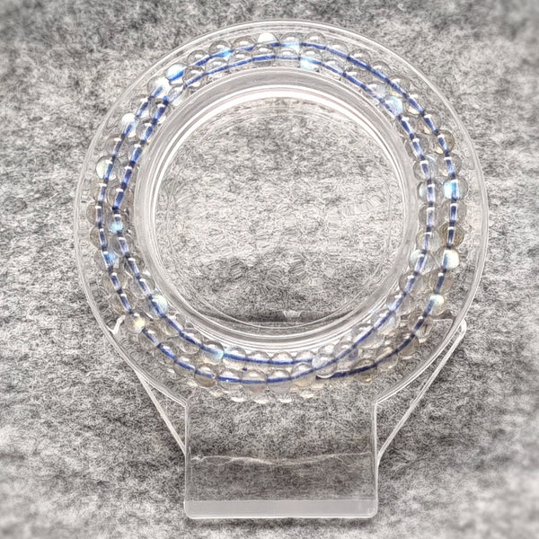 B0648 - Premium 3 Rounds Labradorite Bracelet - 4.3mm