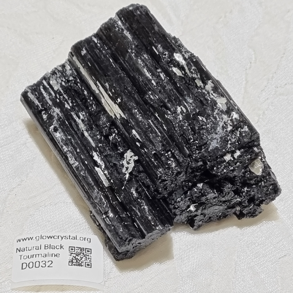 D0024-D0036 - Natural Black Tourmaline with Mica (Large)